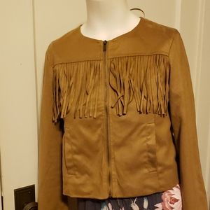 C&C California Suade Like Girl's Jacket